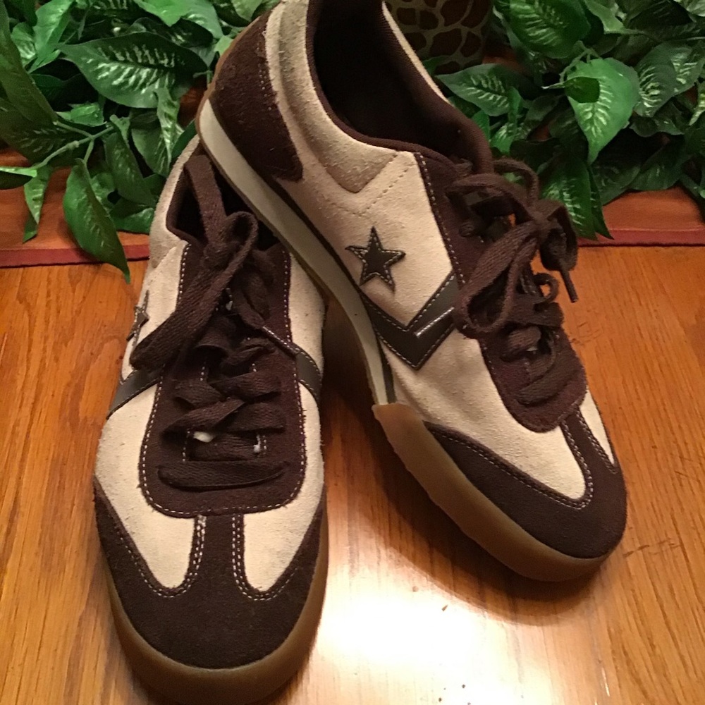 Converse MT Star 1 OX Brown/Tan Sneakers Size 11.5